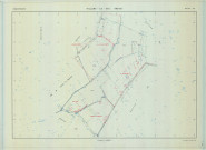 Villers-le-Sec (51635). Section ZD échelle 1/2000, plan remembré pour 1988, plan régulier (calque)