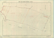 Saint-Jean-devant-Possesse (51489). Section ZH échelle 1/2000, plan remembré pour 1975, plan régulier (papier armé)