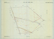 Ville-sur-Tourbe (51640). Section ZA ZC échelle 1/2000, plan remembré pour 1986 (extension sur section ZC et sur Cernay- en-Dormois section ZR), plan régulier (calque)