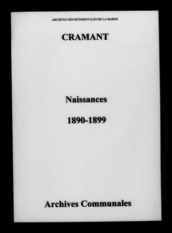 Cramant. Naissances 1890-1899