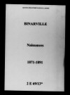 Binarville. Naissances 1871-1891