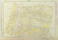 Reims (51454). Section IK échelle 1/1000, plan renouvelé pour 1968, plan régulier (papier armé).