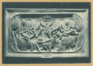 REIMS. Champagne Pommery & Greno Reims. Le Champagne au XVIIIe siècle. Bas-relief sculpté dans la craie.(78 - Versailles : ISL)