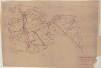 Châtillon-sur-Morin (51137). Tableau d'assemblage échelle 1/10000, plan mis à jour pour 01/01/1935, non régulier (papier)