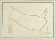 Sainte-Marie-du-Lac-Nuisement (51277). Blaise-sous-Hauteville (51067). Section Z2 échelle 1/2000, plan remembré pour 1954, plan régulier (papier)
