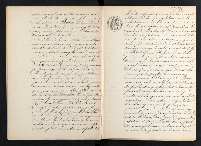 Saint-Prix. Mariages 1893-1929