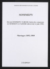 Sommepy. Mariages 1892-1909