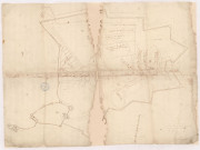 Plan de la ville de Rethel et arpentages des terres y enclavées, fait par Michel Brioyes, vers 1640.