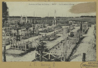 BOUY. Environs du camp de Châlons-Bouy-Le cimetière militaire.
MourmelonLib. Militaire Guérin.[vers 1919]