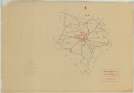Fromentières (51263). Tableau d'assemblage échelle 1/10000, plan mis à jour pour 01/01/1936, non régulier (papier)