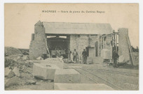 MAGNEUX. Scierie de pierres des Carrières Desprez.
Ernest Le Deley[1917]