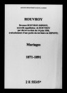 Rouvroy. Mariages 1871-1891
