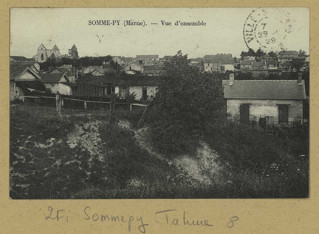 SOMMEPY-TAHURE. Somme-Py (Marne) : vue d'ensemble / Duguet, photographe.