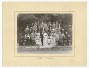 Mariage de Melle Durand de Bussy-aux-Bois, photographie de groupe