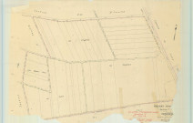Villers-Franqueux (51633). Section Y1 échelle 1/1250, plan remembré pour 1954, plan régulier (papier).