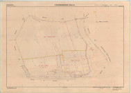 Courdemanges (51184). Section ZO échelle 1/2000, plan remembré pour 1972 (extension Chatelraould-Saint-Louvent section ZB), plan régulier (papier armé)