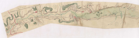 Figure 3 plan général du cours de la Marne, XVIIIè s.