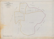 Cernay-lès-Reims (51105). Section U4 2 échelle 1/1250, plan remembré pour 1926, plan non régulier (papier).