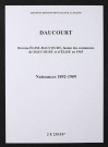 Daucourt. Naissances 1892-1909