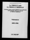 Thoult-Trosnay (Le). Naissances 1893-1901