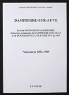 Dampierre-sur-Auve. Naissances 1892-1909