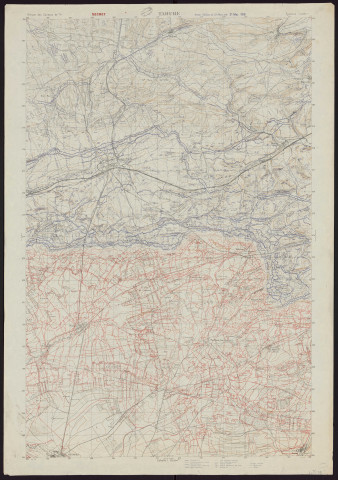 Tahure.
Service géographique de l'Armée].1918