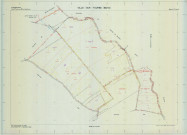 Ville-sur-Tourbe (51640). Section ZC échelle 1/2000, plan remembré pour 1986, plan régulier (calque)