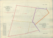 Pierre-Morains (51430). Section ZE échelle 1/2000, plan remembré pour 1963 (contient section ZA de Bergères-les-Vertus), plan régulier (papier armé)