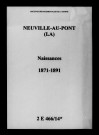 Neuville-au-Pont (La). Naissances 1871-1891