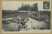 REIMS. 165. La Place Royale et la Cathédrale / L.L.