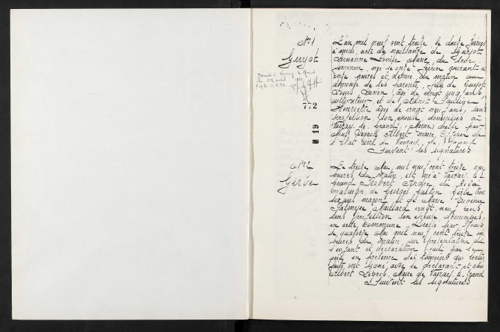 Vavray-le-Grand. Naissances, mariages, décès 1913-1921 (reconstitutions)