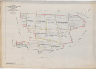 Bazancourt (51043). Section Y échelle 1/2500, plan remembré pour 1925, plan régulier (papier).