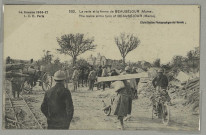 MINAUCOURT-LE-MESNIL-LÈS-HURLUS. -502-Le ravin et la ferme de Beauséjour (Marne). La Guerre 1914-1917. The ravine and the farm of Beauséjour (Marne)/ Section photographique de l'armée, photographe.