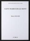 Saint-Mard-sur-le-Mont. Décès 1910-1929