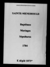 Sainte-Menehould. Baptêmes, mariages, sépultures 1704