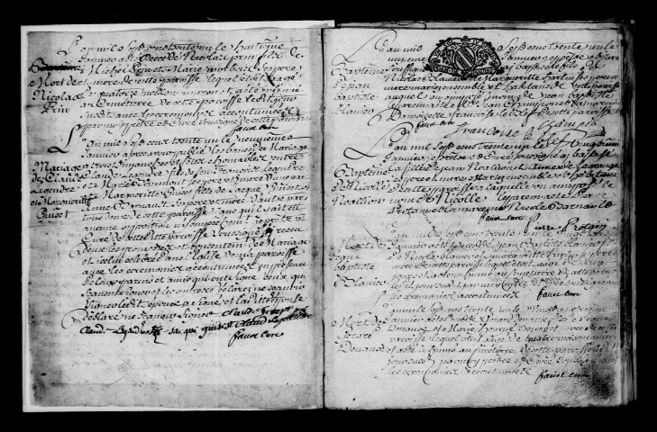 Tours-sur-Marne. Baptêmes, mariages, sépultures 1731-1735