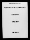 Saint-Martin-aux-Champs. Naissances 1793-1860
