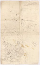 Plan du village et terroir de Mutigny seigneurie appartenant à Mesdames Abbesses et Religieuses de l'abbaye Royale de St Pierre d'Avenay dudit Mutigny, 1780. Parcelles 999 à 1055.