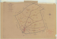 Moivre (51371). Tableau d'assemblage échelle 1/10000, plan mis à jour pour 1936, plan non régulier (papier)