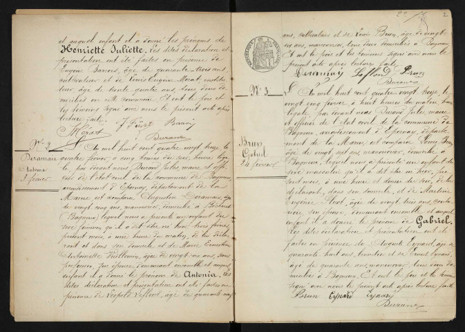 Bagneux. Naissances 1893-1912