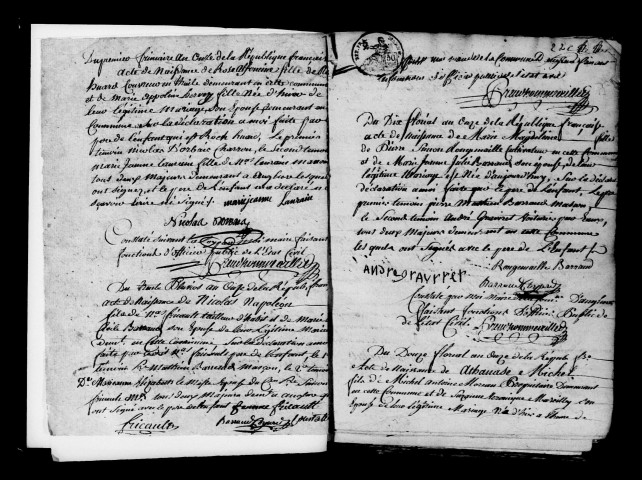 Anglure. Naissances an XI-1862