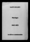 Saint-Eulien. Mariages 1843-1852