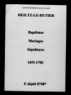 Heiltz-le-Hutier. Baptêmes, mariages, sépultures 1693-1702