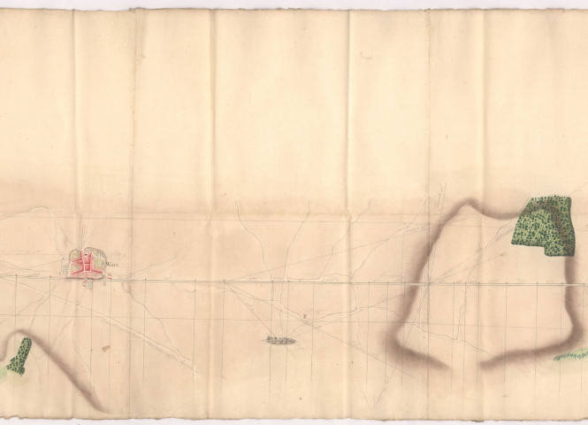 RN 51. Plan de la route de Reims à Rethel, XVIII.