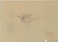 Margerie-Hancourt (51349). Tableau d'assemblage échelle 1/20000, plan mis à jour pour 1944, plan non régulier (papier)