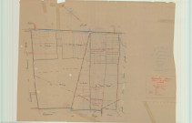 Val-de-Vesle (51571). Section C1 2 échelle 1/2500, plan mis à jour pour 1933, ancienne commune de Courmelois (51189), plan non régulier (papier).
