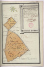 Plan détaillé du terroir de Ruffy : 6ème feuille, cantons dits de la Mottelle et au dessus de la fosse Watrin (s,d, vers 1780), Pierre Villain