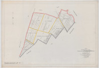 Auménancourt (51025). Section Y échelle 1/2500, plan remembré pour 1921, ancienne commune de Auménancourt-le-Petit, plan non régulier (papier).