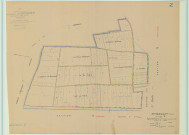 Berméricourt (51051). Section Z échelle 1/2500, plan mis à jour pour 1955, plan non régulier (papier).