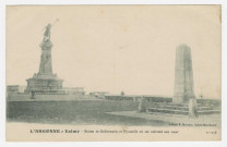 VALMY. Statue de Kellermann et pyramide où est enfermé son coeur.
Sainte-MenehouldEdition E. Moisson1915